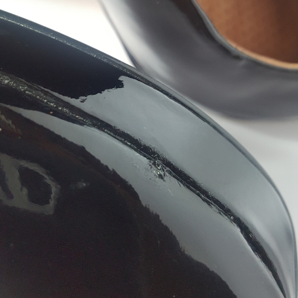 Corso Como black patent leather platform heels - Picture 4 of 8